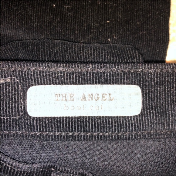 AG Black Corduroy Jeans Angel Boot 29R - Picture 3 of 6